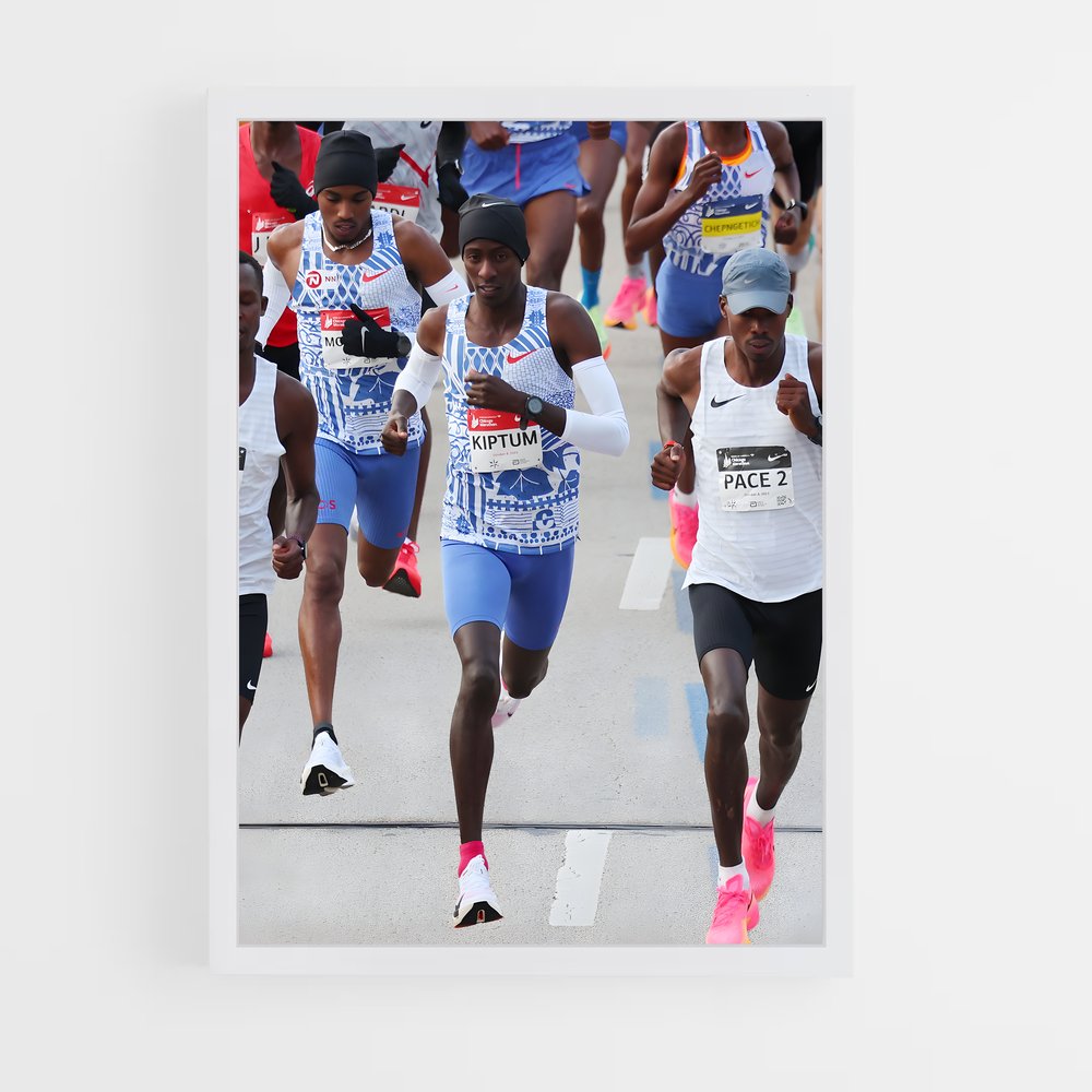 Poster Kelvin kiptum – affiche Athlétisme (vue 3)